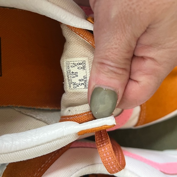 Vans Orange and Pink Sneakers - Picture 4 of 5